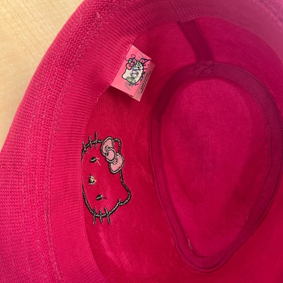 Pink Girls Hello Kitty canvas fedora hat size. M/L - Picture 5 of 5